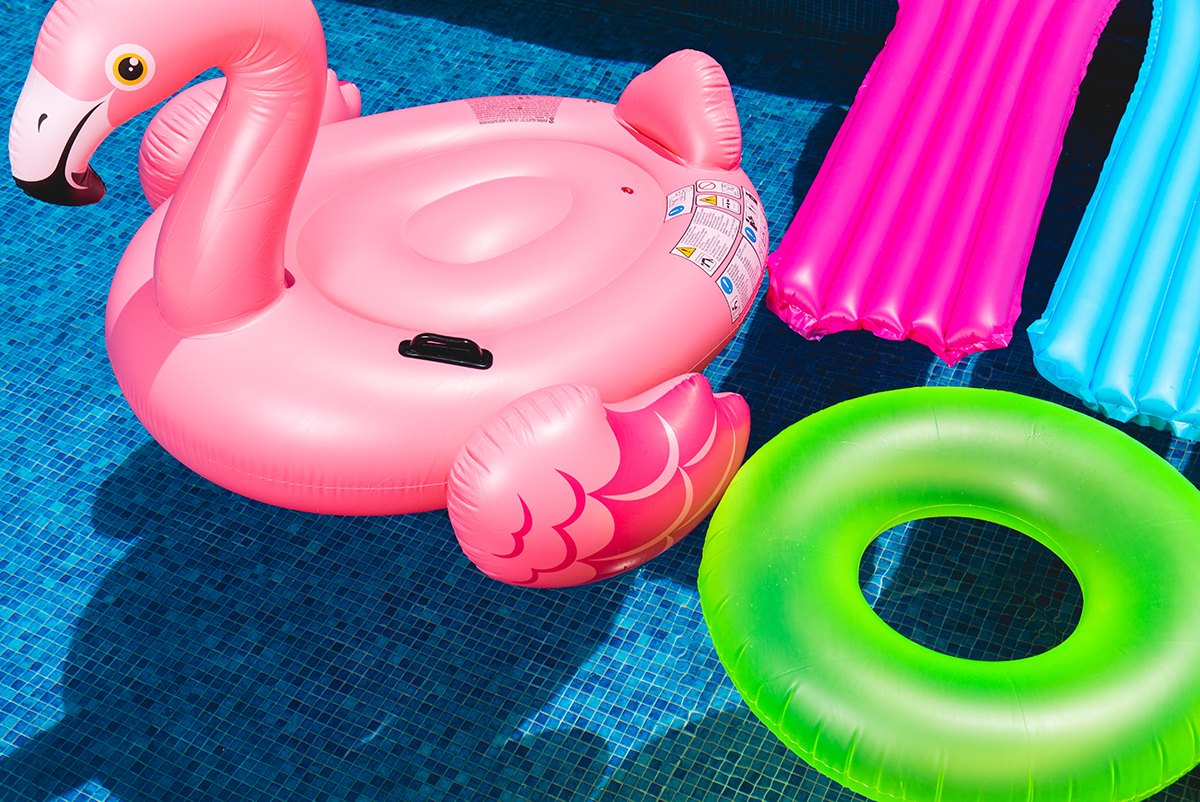 cheap blow up pool toys