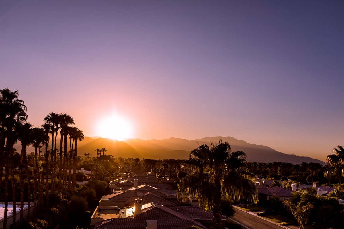palm springs weather end of february