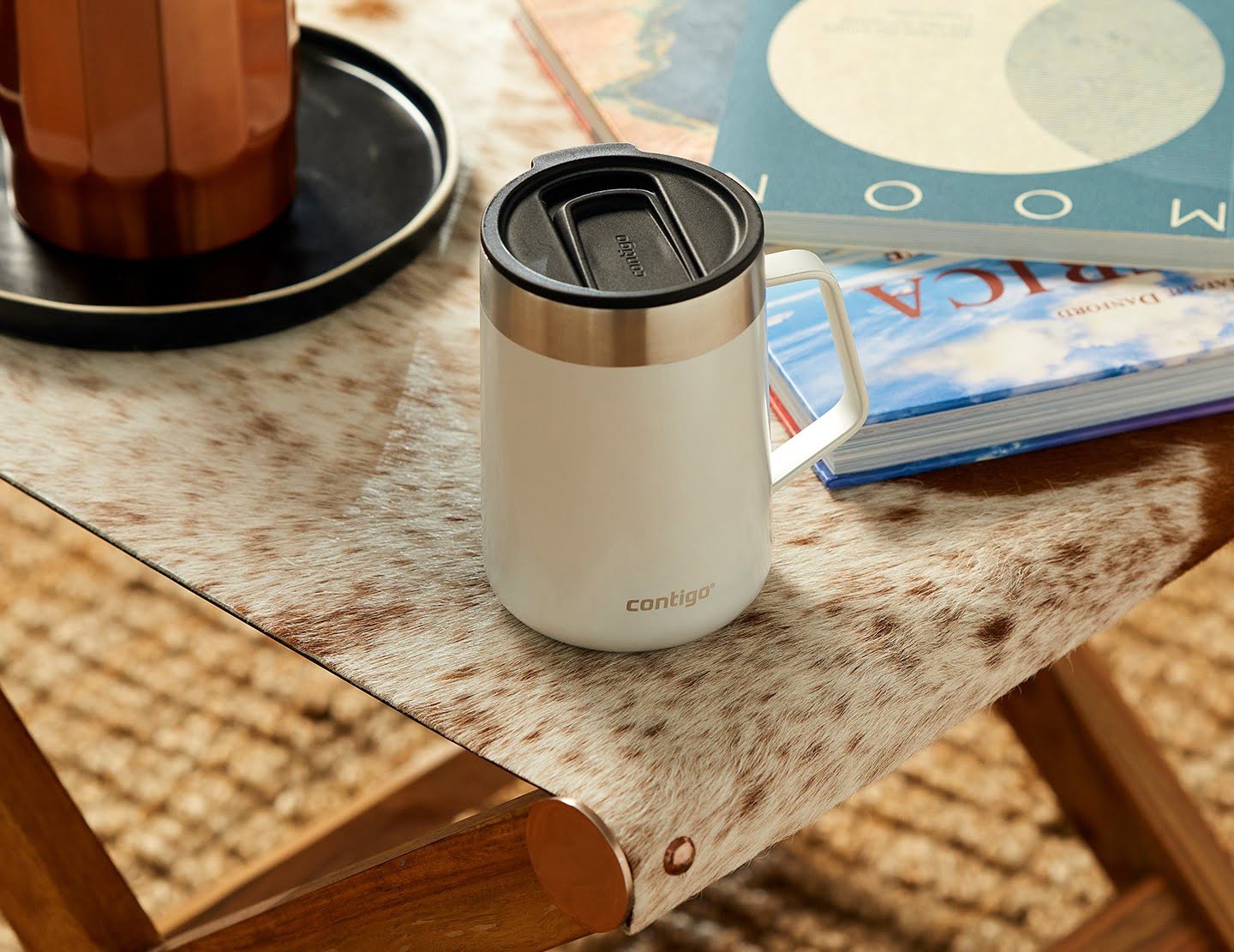 Contigo Autoseal Stainless Steel Travel Mug W Lid 20Oz Coffee Tea Automatic