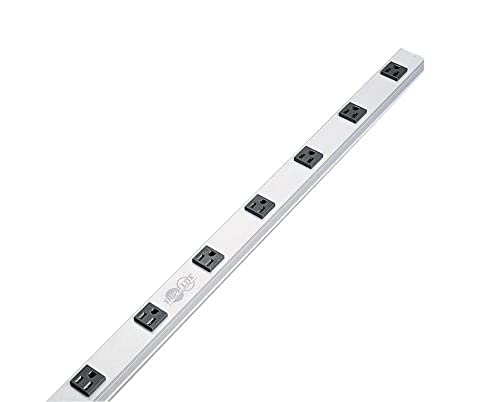 Tripp Lite Power Strip, 8 Outlet, 15ft Cord, Black