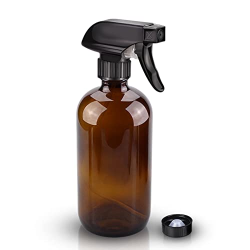 Amber Glass Spray Bottles for Cleaning Solutions and Essential Oils