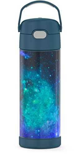 THERMOS FUNTAINER 16 Oz Stainless Steel Travel Bottle, Galaxy Teal