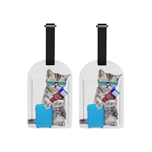Funny Cat Luggage Tags