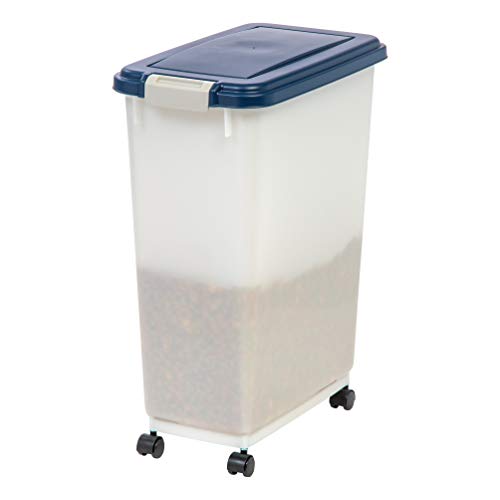 IRIS USA Pet Food Storage Container with Casters