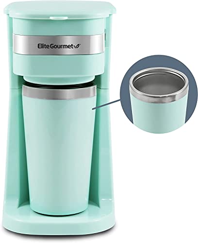 Compact Coffee Maker Brewer with Thermal Travel Mug