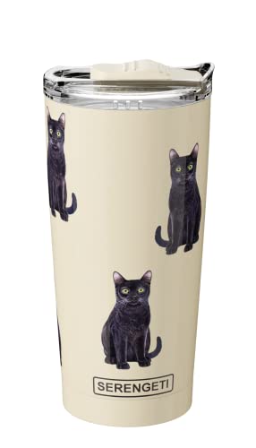 Black Cat Stainless Steel Insulated Tumbler - 3D Print