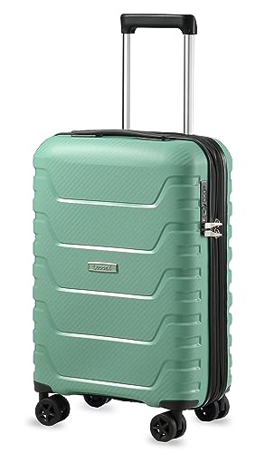 LUGGEX Green Carry On Luggage