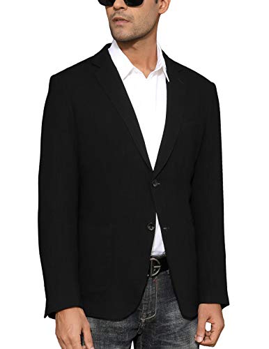 Men's Slim Fit Linen Blazer Sport Coat