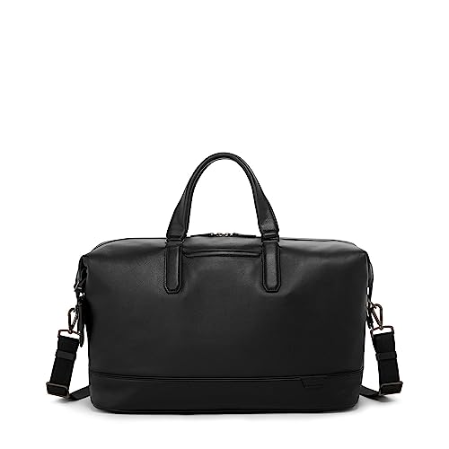 TUMI Harrison Leather Nelson Duffel - Black Leather