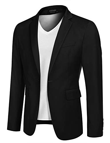 COOFANDY Men's Black Sport Coat