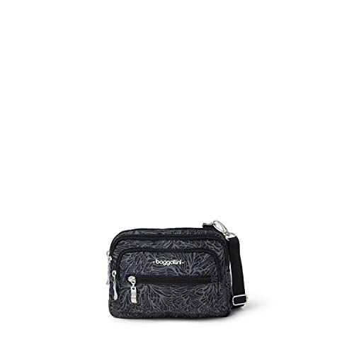 Baggallini Triple Zip Bagg Crossbody Handbag