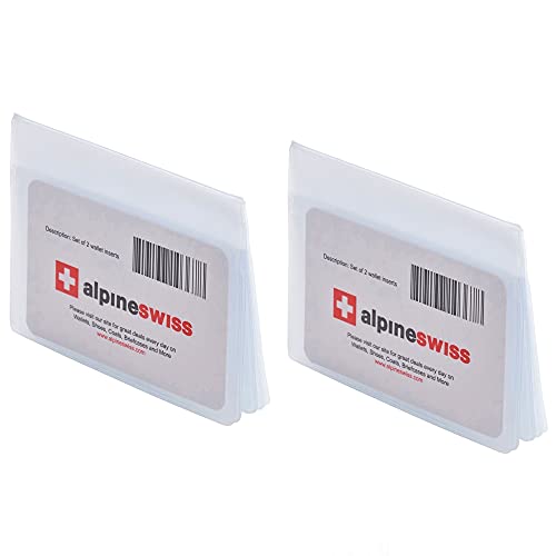 Alpine Swiss Wallet Inserts