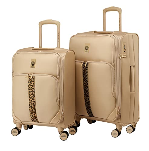 Vince Camuto Softside Expandable Trolley Set with Double Spinner Wheels