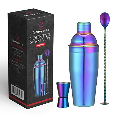 24 oz Cocktail Shaker Bartender Set