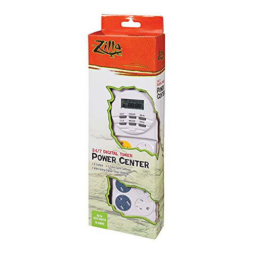 Zilla Reptile Pet Habitat Power Center Timer