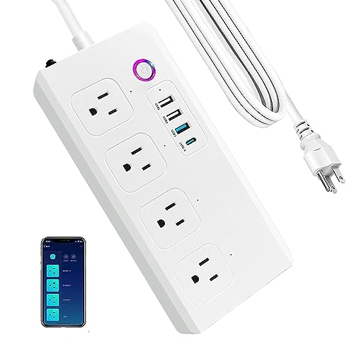 BN-LINK Electrical Outlet In-Wall Smart Wi-Fi Outlet with High Speed 2.1A USB