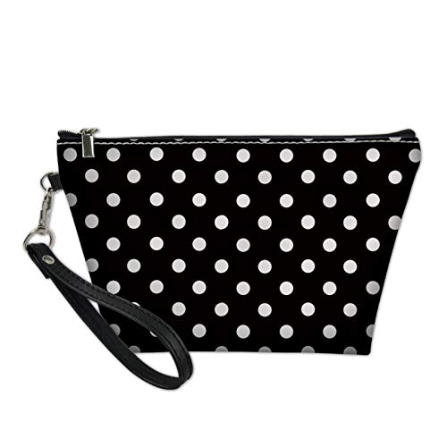 COEQINE Polka Dot Makeup Bag