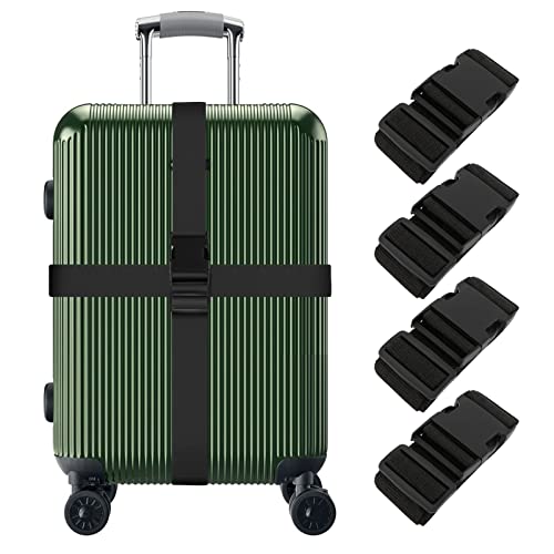 Heavy Duty Luggage Straps with Quick-Release Buckle