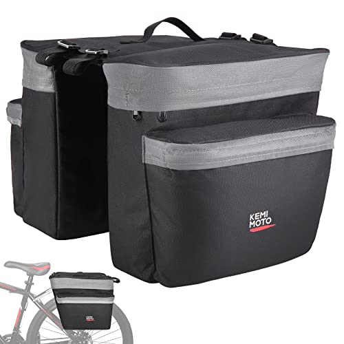 kemimoto Bike Bag - Large Capacity Water Resistant Bicycle Trunk Bag