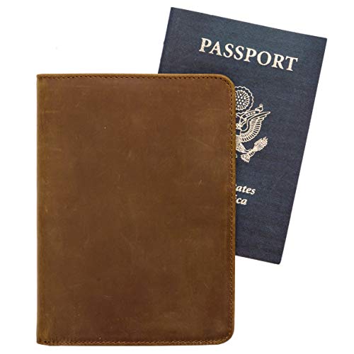 Vintage Look Passport Holder Travel Wallet