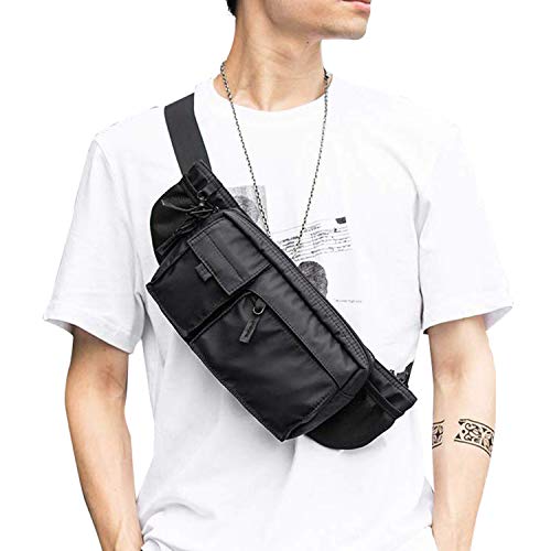 Waterproof Black Waist Bag Fanny Pack