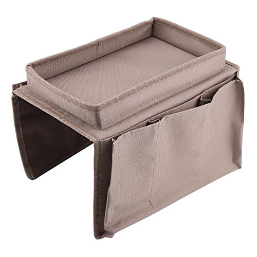 CHICIRIS Sofa Armrest Organizer with Cup Holder Tray