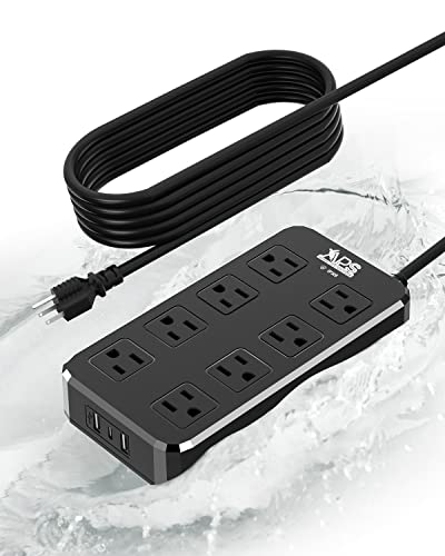 Weatherproof Power Strip with USB Ports