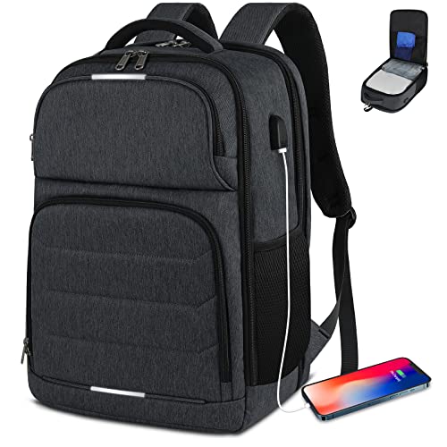 SDYSM Laptop Backpack 17.3 Inch TSA Friendly