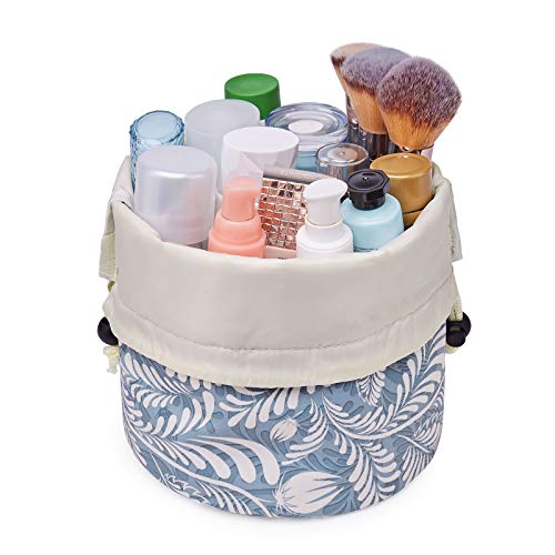 Barrel Drawstring Makeup Bag - Large Toiletry Organizer