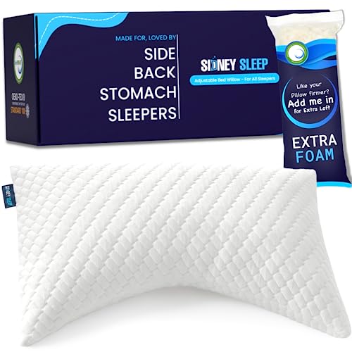 Sidney Sleep Adjustable Bed Pillow