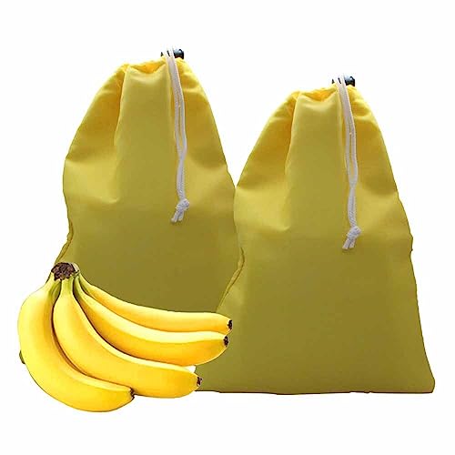 Wrap's Banana Bags CB-60 Storage Bag, Jumbo, Plastic, Yel
