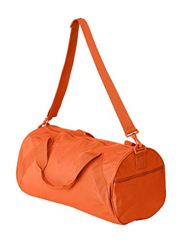 Eco-Friendly Liberty Bags Barrel Duffel with Adjustable Strap - Orange