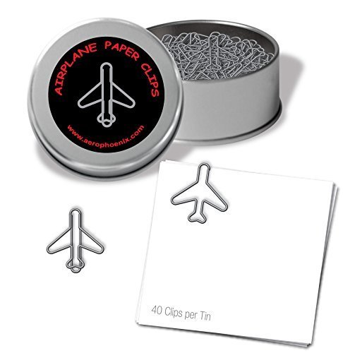 Jet Airplane Paper Clips - Fun and Functional Office Accessory