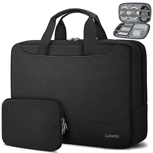 Waterproof Laptop Shoulder Bag with Cable Organize Bag