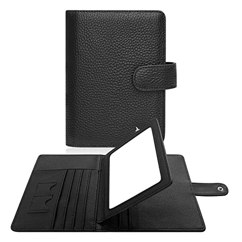 Genuine Leather RFID Blocking Passport Holder Wallet