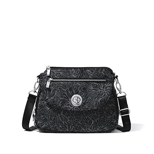 Baggallini Calais Crossbody Bag - Midnight Blossom