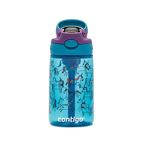 Contigo Kid's 14 oz. Water Bottle 2-Pack - Unicorns/Dinos