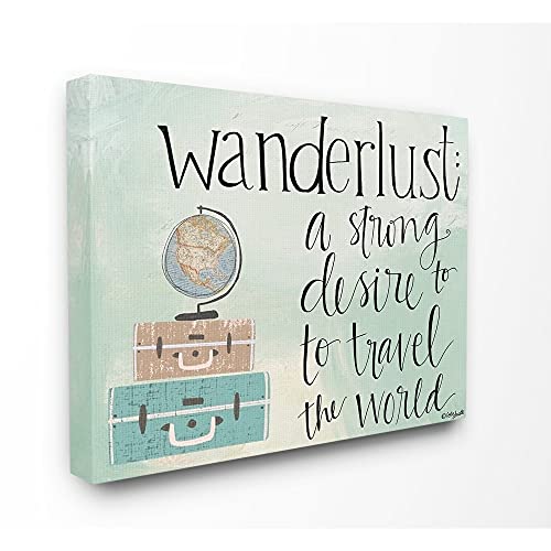 Wanderlust Definition Canvas Wall Art