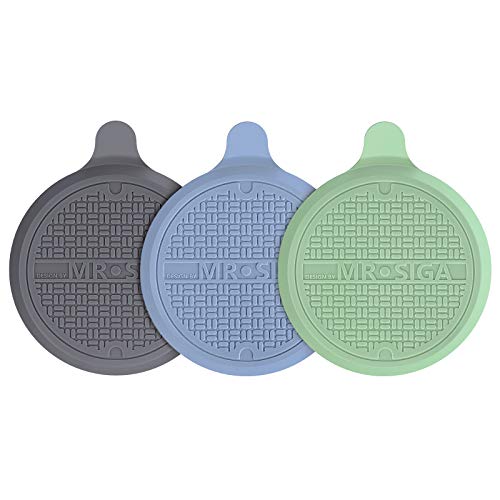 MR.SIGA Silicone Bathtub Stopper, Pack of 3