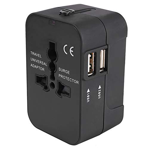 Universal Travel Adapter with Dual USB Ports