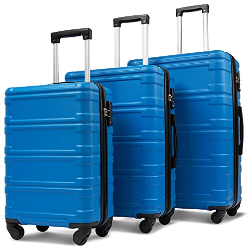 Merax 3 Piece Lightweight Luggage Set with TSA Lock