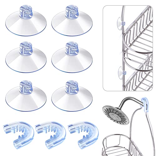 Tondiamo Shower Caddy Suction Cup Bathroom Holder