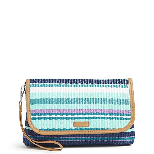 Chic & Classy Straw Wristlet with RFID Protection