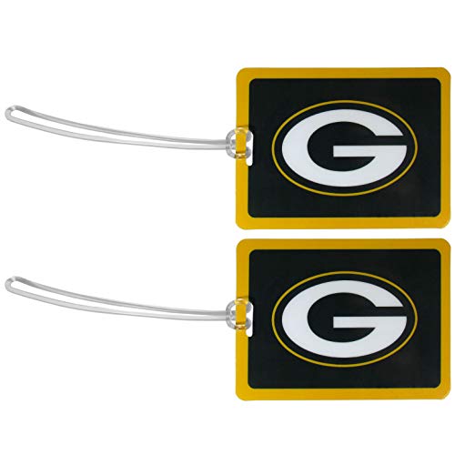 Green Bay Packers Vinyl Luggage Tag, 2pk