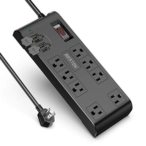 BESTEK 8-Outlet Power Strip with USB