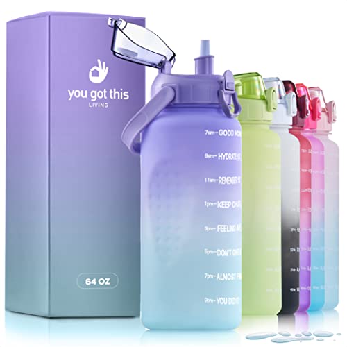 This 64-Ounce Water Bottle Is the Secret to Getting in a Gallon a Day –  SheKnows