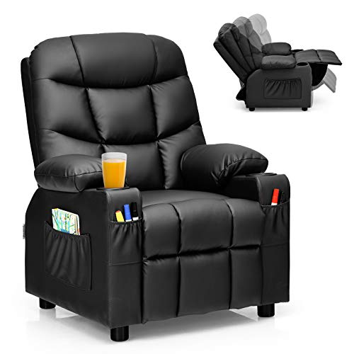 Costzon Kids Recliner Chair with Cup Holder