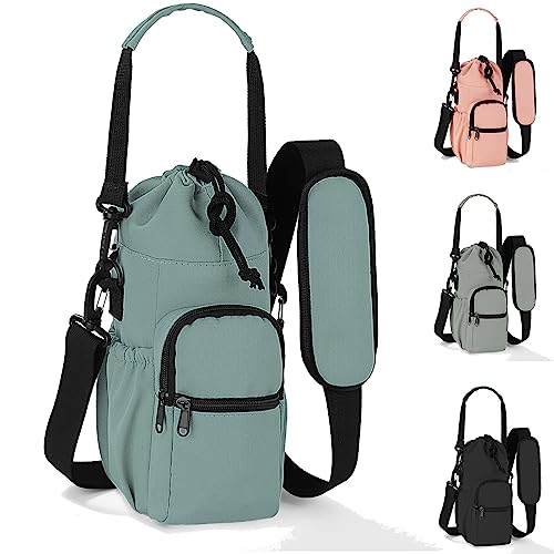 Water Bottle Sling Bag Case - Insulated Crossbody Pouch