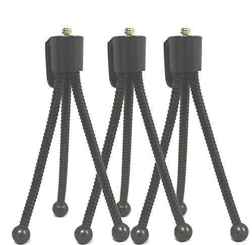 Flexible Tabletop Pocket Camera Tripod (3-Pack)