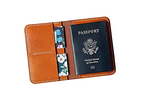 Stylish Leather Passport Cover Holder